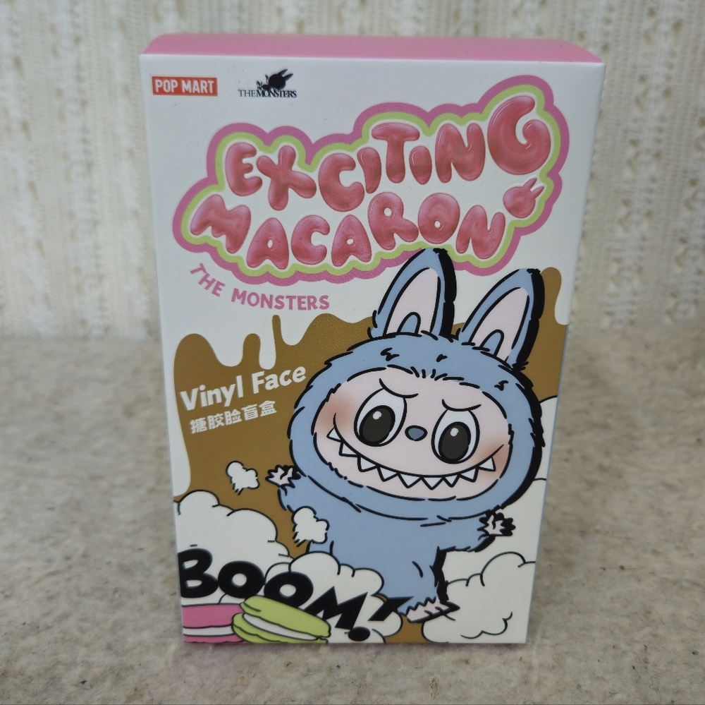 (NEW Sealed) LYCHEE BERRY Pop Mart Labubu Exciting Macaron Plush Blind Box